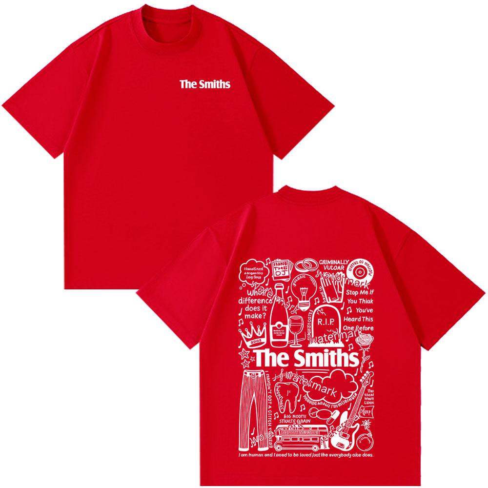 

The Smiths Tees Unisexga Graphic Unisex Women Classic Clothes Hip Hop Retro 90s Punk Rock Band TShirts Hot Sale Hip Hop Oversized Tee S