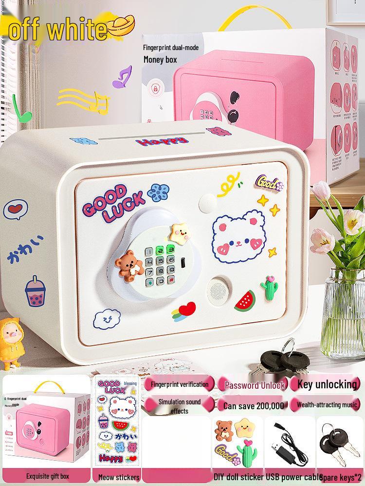 Smart Fingerprint Piggy Bank: Unlock with a Touch - Perfect Birthday Gift for Kids