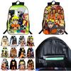 Stylish Anime Naruto Book Bag With Durable Design And Adjustable Shoulder Straps