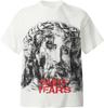 Arnodefrance Saint Grafisk Trykk T-skjorte Vintage Oversized T-skjorte Bomull Kortermet Skjorte