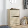 VidaXL Shoe Cabinet, Shoe Rack with 2 Drawers, Shoe Storage Furniture for Entryway Hallway, Oak 839891