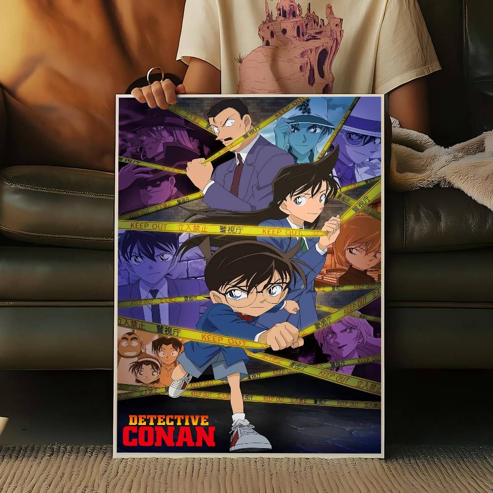 Anime D-detective Conan Classic Vintage Posters Whitepaper Prints Posters Artwork Kawaii Room Decor