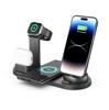 Portable 6-in-1 Magnetic /PD/QC3.0 Wireless Charging Station with Fast Charging ABS Material Eco-Friendly Fireproof Protection