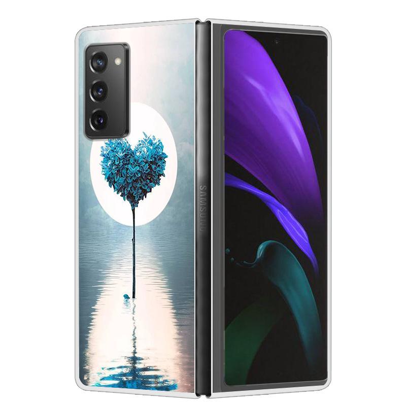 For Samsung Galaxy Z Fold2 Fold4 Fold5 Case Shockproof Hard Plastic PC Back Cover For Samsung Galaxy Z Fold 3 5 4 5G Phone Cases