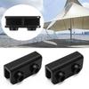 4 Pezzi Staffa Rettangolare a 2 Vie per Tenda Gazebo Connettore di Ricambio Parte di Ricambio Set Staffe Rettangolari Accessori Tenda