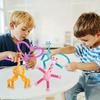 4pcs Colorful Stretchy Giraffe Suction Cup Toys Fun Educational for Youngsters, Ideal for Car, Bathroom, Bedroom Durable Plastic, Random Colors