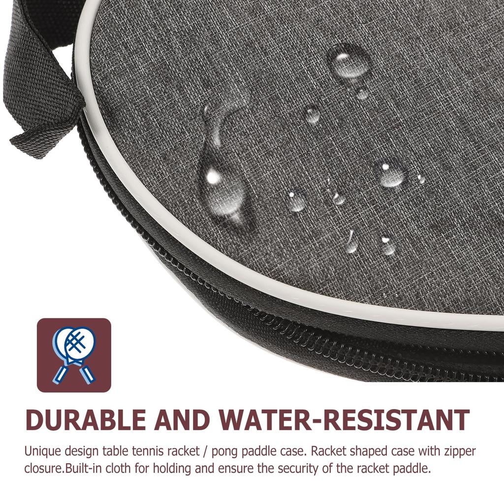 LIOOBO Table Tennis Racket Ping Pong Bat Protective Storage Shockproof Case, Bag, Case, Drop-Resistant, Lightweight,