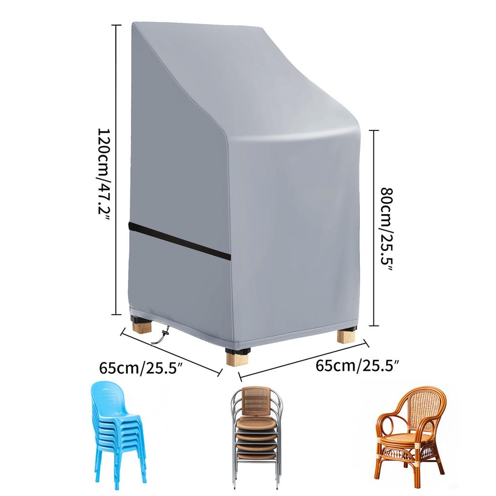 Waterproof Garden Chair Covers Rain Snow Proof for Outdoor Sofa Table Chairs Universal Furniture Protector Dust Proof