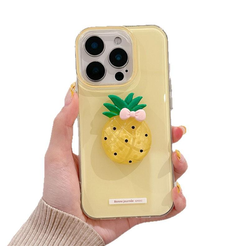 Single Layer Simple Label for Apple 16promax/15/14/13 All-inclusive Mobile Phone Case for IPhone15pro
