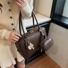 Autumn Winter Retro Crossbody Shoulder Bags,Women Commuting Handbag Niche Designer Pillow Bag