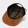 American Retro Camouflage Imitation Suede Brim Five-piece Hat Men's and Women's Hip-hop Hat Flat Brim Street Versatile Trend Cap