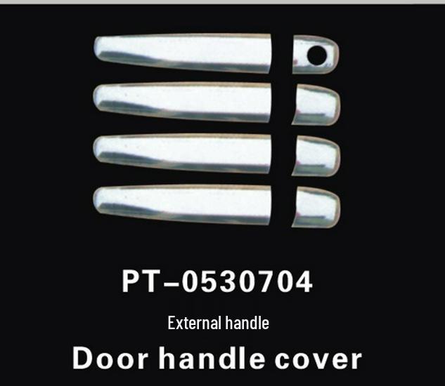 Otai Exterior Car Accessories for Peugeot 307: Handle Bowl, Sill Strip, Fuel Tank Cap, Rear Guard, Mirror Cover.