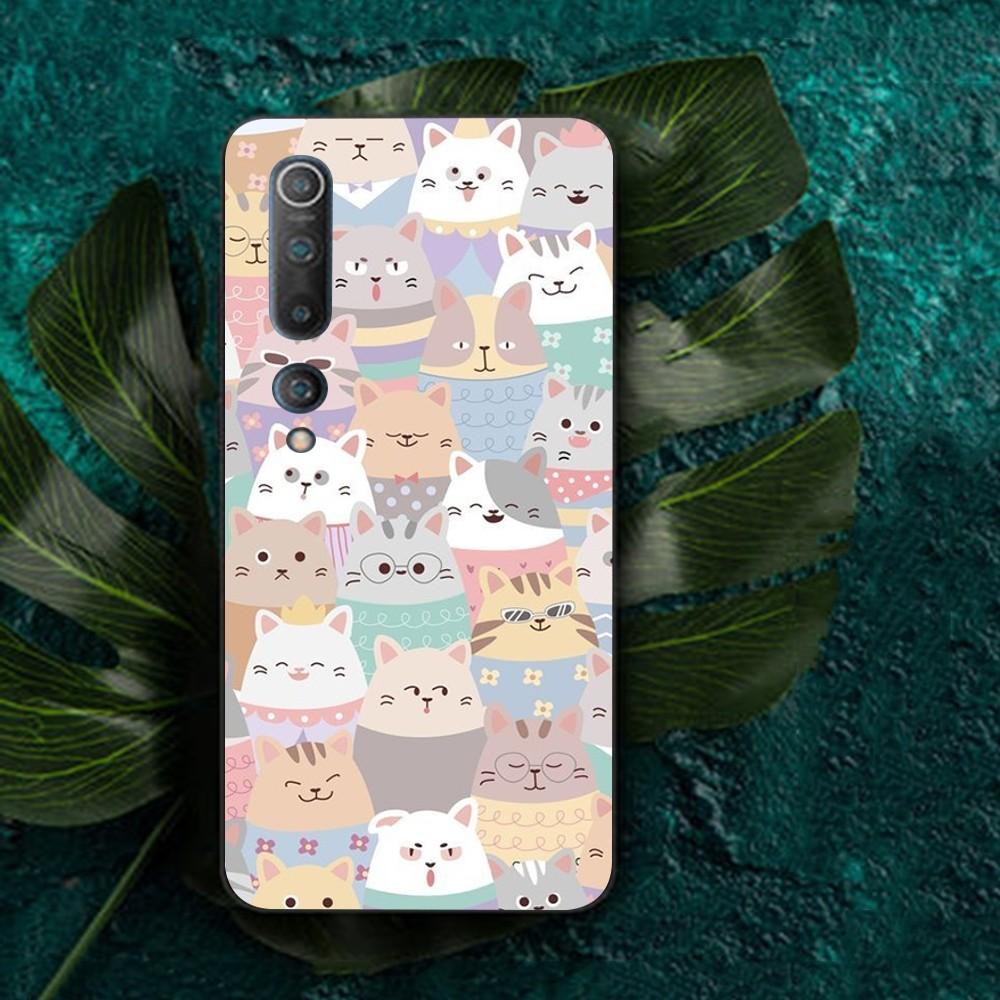 

Cartoon Cute Cats Phone Case For Redmi Note 4 X 5 A 6 7 8 Pro T 9 Pro 9S 10 Pro 11 Pro 11S 11Epro PocoM3pro RedmiNote11 4G 6.5in