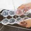 1pc 4 Sphere Ice Ball Maker Mold, Plastic Cocktail Whiskey Ice Tray Multifunctional Home Chocolate Molds, Kitchen Gadgets for Freezer, Bar Accessories