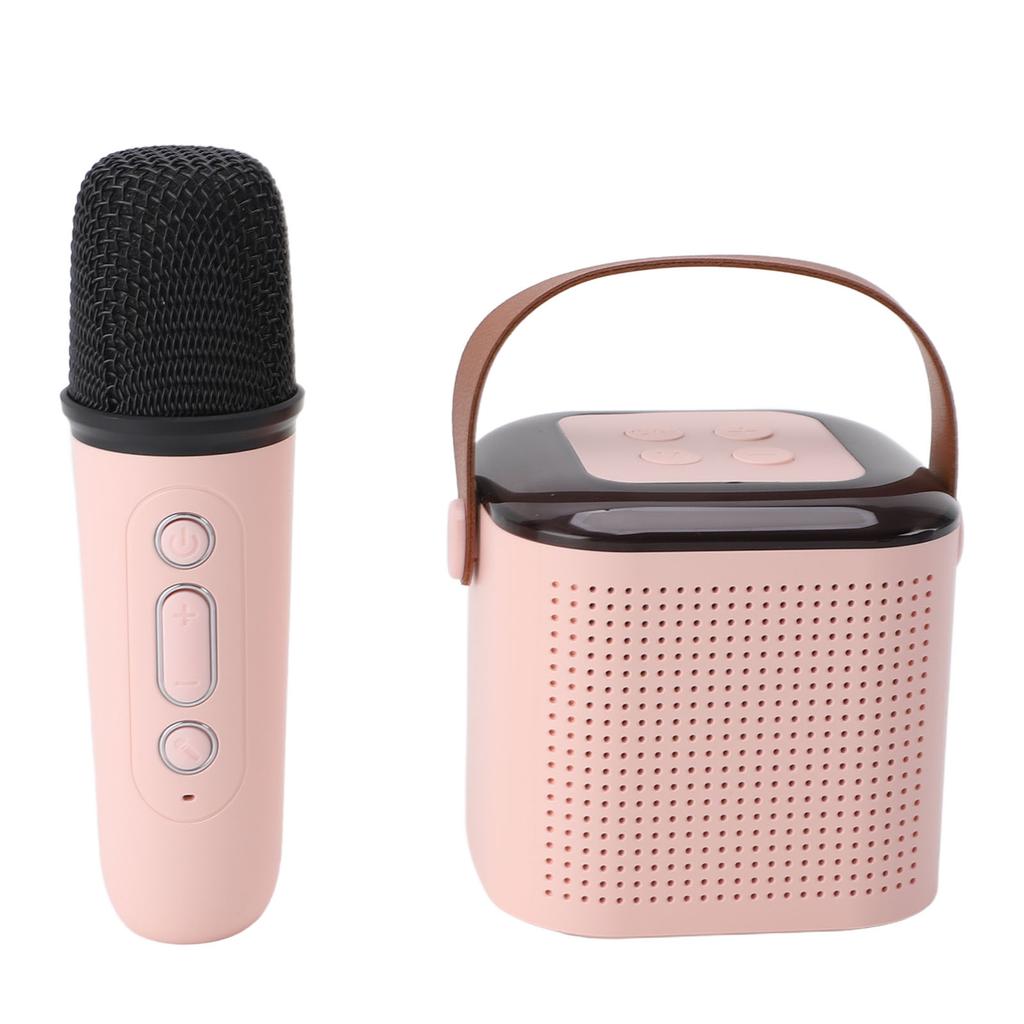 Mini Karaoke Machine RGB Light Kids Adults Wireless Portable Bluetooth Speaker with Microphone for
