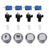 4 X LED Start Push Button Kit Part 1 Player   2 Player   LED Coin Buttons for Arcade