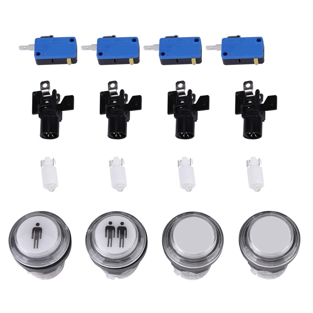 LED Push Button Kit,  Game Player Buttons,  Material, ,   Project with    , for Replacement