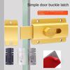 Anti-theft Security Bolt Lock Aluminum Zinc Zinc Alloy Door Lock Buckle Creative Door Lock  Garages