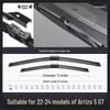 Original Chery Arrizo 5 GT 2022 Wiper Blade - 22" & 23" Rubber Strips, Car Accessories