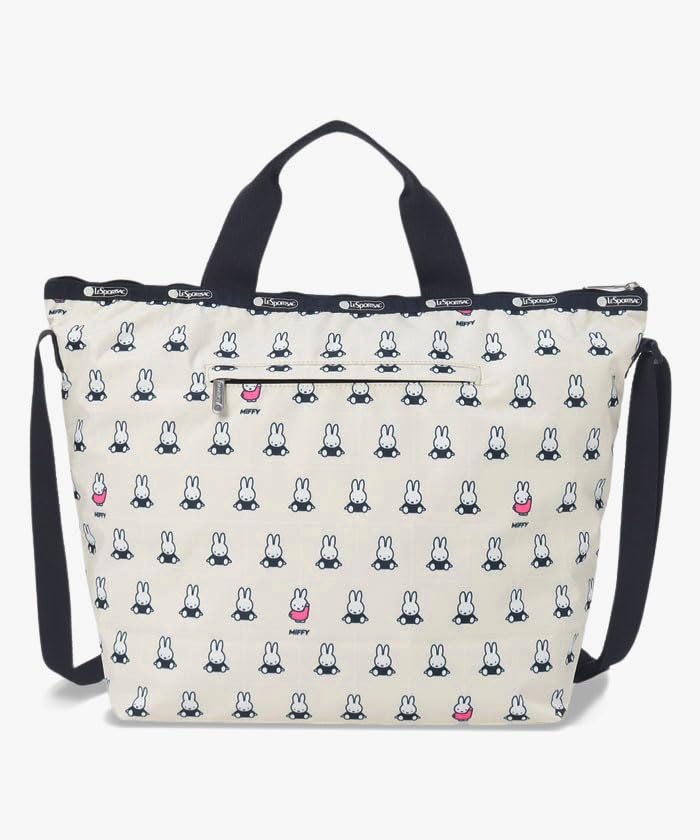 --- miffy ---⑩ Buy Official Tote Bag DELUXE EASY CARRY Miffy Grid Check