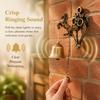 Metal Wall Mount Doorbell 4.53x 2.76in Dinner Bell Wall Shopkeeper Bell  Home Decoration