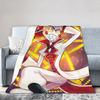 Cartoon Hazbins Hotels Blankets Velvet Spring/Autumn Multifunction Thin Throw Blankets for Bedding Bedroom Bedspread