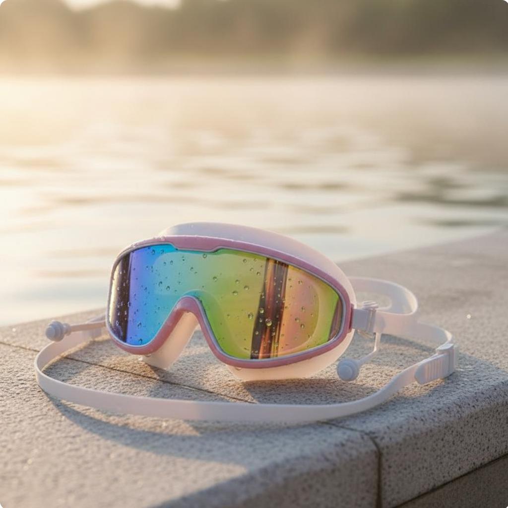 Anti-Fog Swimming Glasses Waterproof Aquatic Goggles Swimming Goggles Comfortable Fit Anti-Fog Aquatic Glasses for Adults