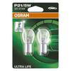 Osram OS7528ULT-02B P21/5W 21/5W 12V Car Bulb (2 Pieces)