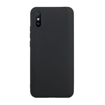 Soft Leather Case for Xiaomi Redmi 9A 6.53" TPU Gel Bumper Black