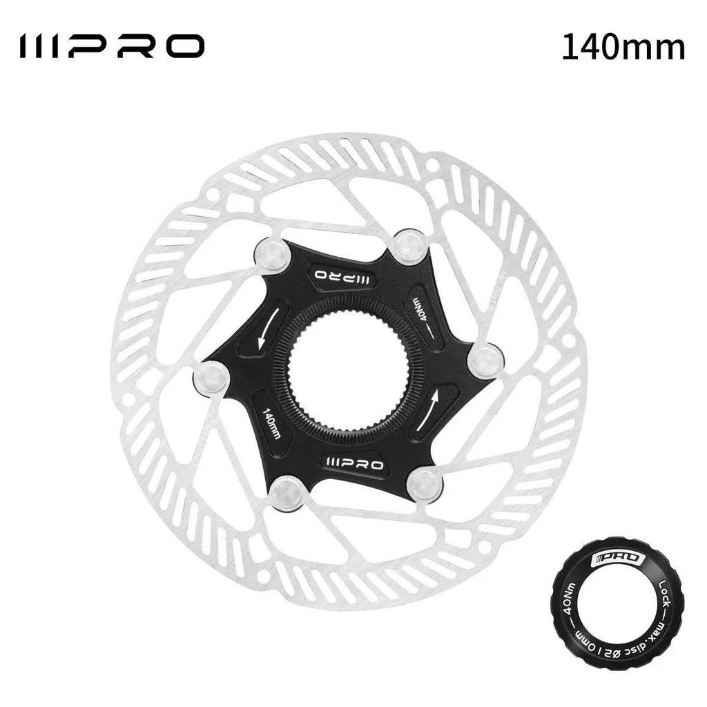 IIIPRO Bike Rotor Centerlock MTB Hydraulic Brake Disc Stainless Steel Durable Mountain Road Bike Brake Disk Rotors Cycling Part