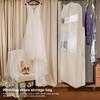 Hochzeitskleid-Aufbewahrungstasche mit transparentem Fenster Kleiderhülle Anzugschutz Schrankorganizer für Hochzeitskleider Hemden Jacken