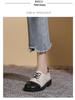 Mocasines Mary Jane de Encaje con Suela Gruesa, Tacón Grueso y Suela Blanda para Mujer Weiwei.