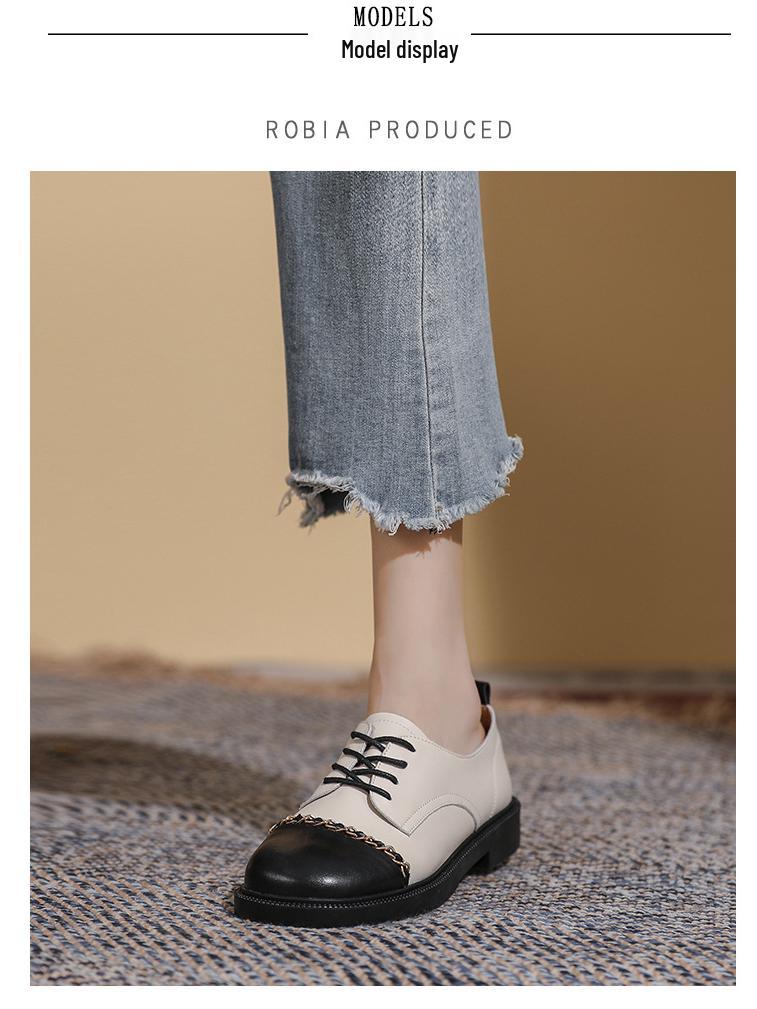Mocasines Mary Jane de Encaje con Suela Gruesa, Tacón Grueso y Suela Blanda para Mujer Weiwei.
