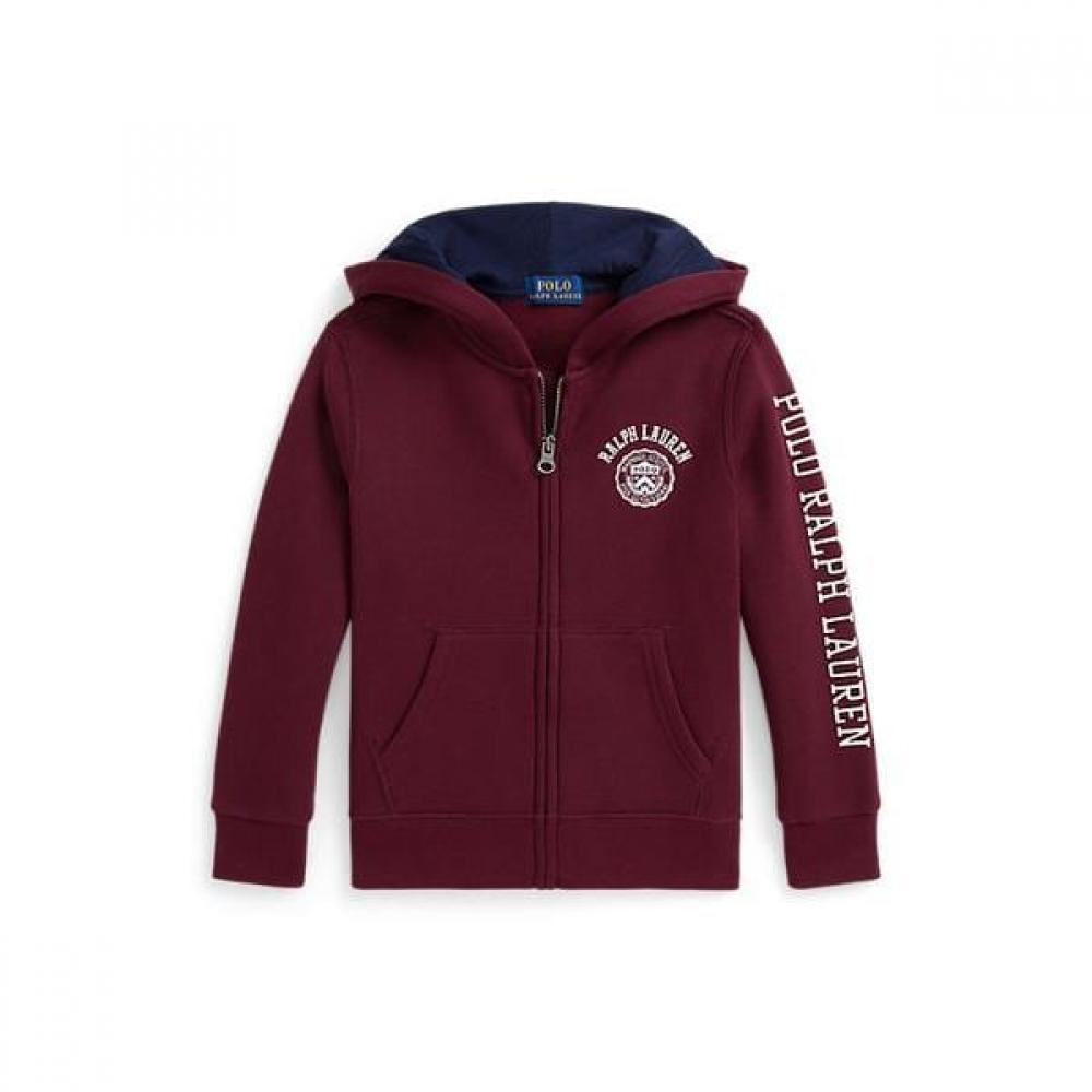 Polo Kids Boys Logo Fleece Full Zip Hoodie 2 7 Years  Cwpoknib8021439410 2