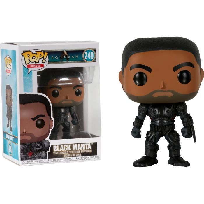 Figurinhas POP! Heróis : Aquaman - Manta Negra - FUNKO - Figura de vinil - Versão exclusiva