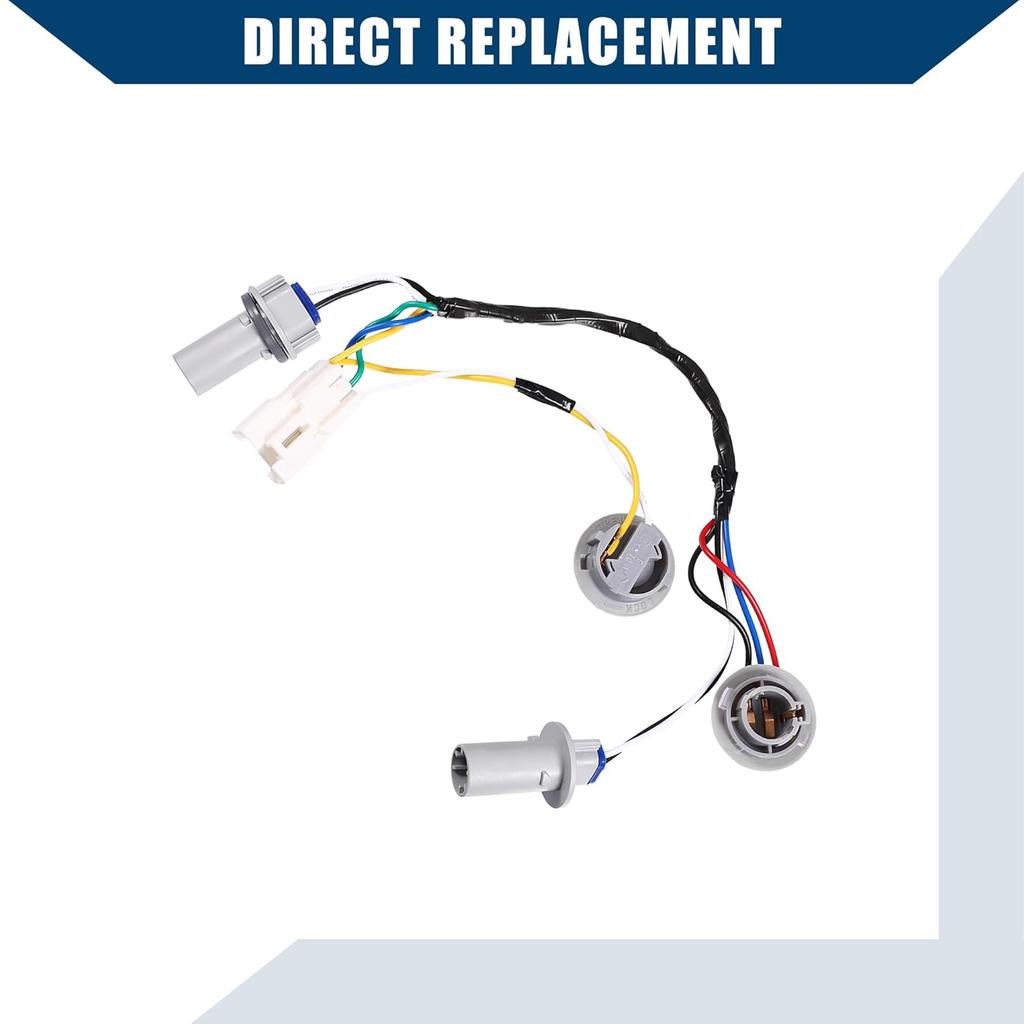 NO 92450-3Q000 Tail Lamp Holder and Wiring Harness for Hyundai Sonata Sedan 2.0L 2.4L 2011-2014 / Rear Tail Light Lamp Wiring Socket Holder W/O