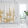 Nordic Wind Abstract Art Shower Curtain Waterproof Polyester Fabric Bath Curtain Morandi Color Block Curtains for Bathroom Decor