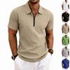 New Arrival: Men's Summer Casual Minimalist Commuter Waffle-Weave Short-Sleeved Golf Polo Shirt
