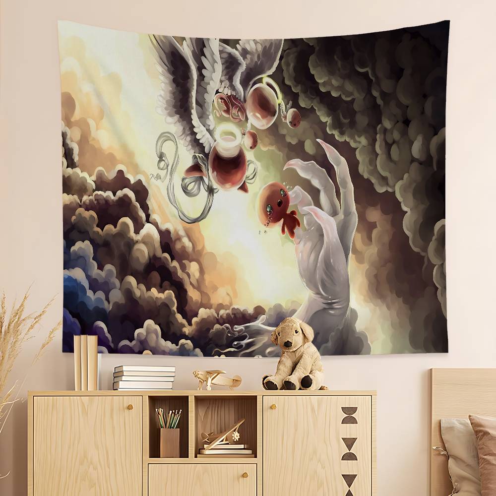 Action Game The Binding Of Isaac Tapestry Art Printing Japanese Wall Tapestry Anime Wall Hanging Home Decor