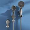 Portable Sturdy ABS Suction Shower Sprayer Holders Bathroom Accessory for Easy Installation in Bathroom Setting
