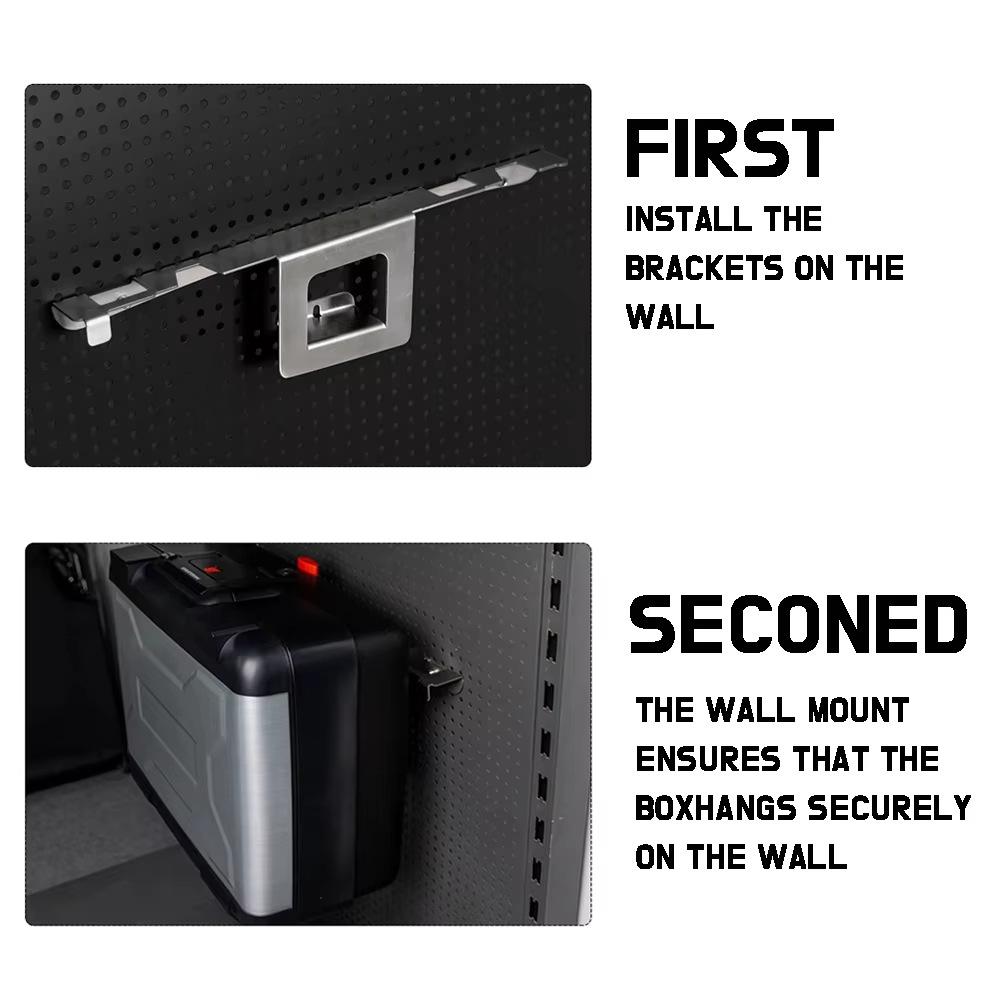 BMW Motorcycle Side Case Wall Mount Bracket for F750GS, F850GS, R1200GS, R1250GS