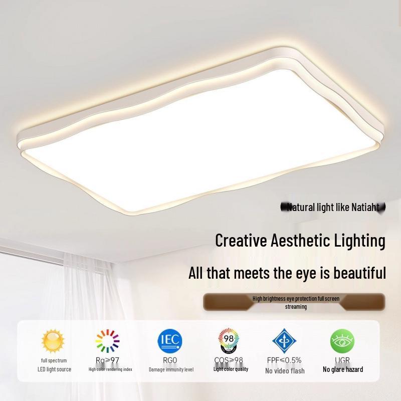 2025 Smart Voice-Controlled Full Spectrum Living Room and Bedroom Ceiling Light Package