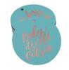 Inkdotpot Real Gold Foil Baby It's Cold Outside Baby Shower Tags Favor Hang Paper Tags 100