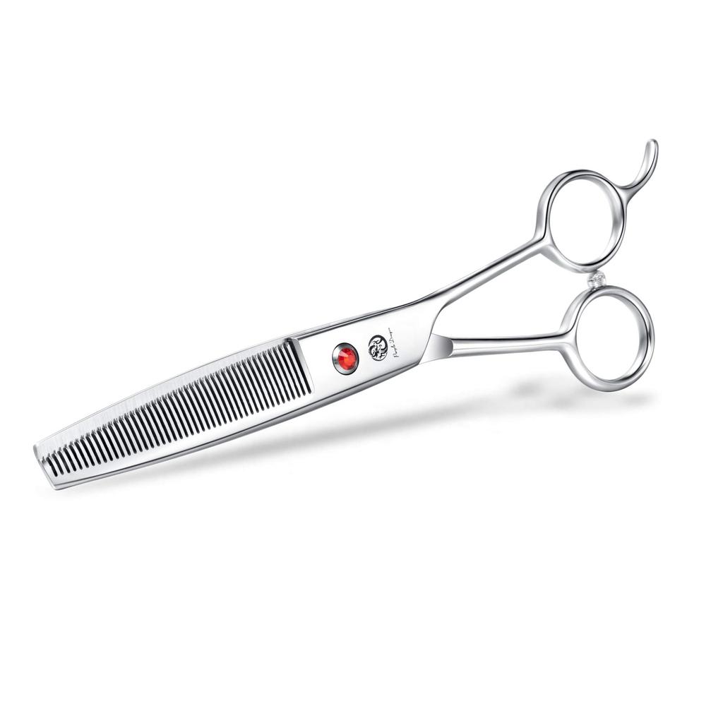 Purple Dragon Pet Thinning Thinning Shears for Dogs and Grooming Japanese Carbon Steel 420c Professional Scissors for Scissors, Self-Cutting Cats,