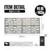 TITAN MANIA Grill Plate, Grid, S, Made of Titanium, Ultra Light, Very Light, Square, Sturdy, 25cm Iron Plate, Camping, Solo Camping, BBQ, Outdoor