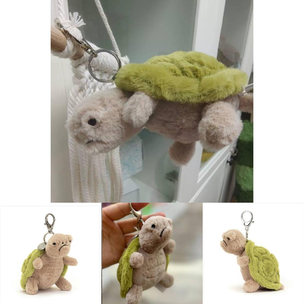 Plush Turtle Keychain With Pp Cotton Filling For Kids And Collectors