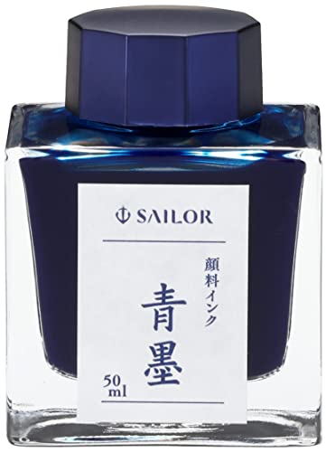 Sailor Fountain Pen Pigment Bottled Ink, Blue Ink, 50ml, 13-2002-242