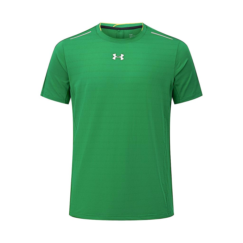 Under Armour Sports Jersey Running Workout Daily Casual Short Sleeve Dopamine Crew Neck T-Shirt Unisex T-Shirt Green 22500509-305