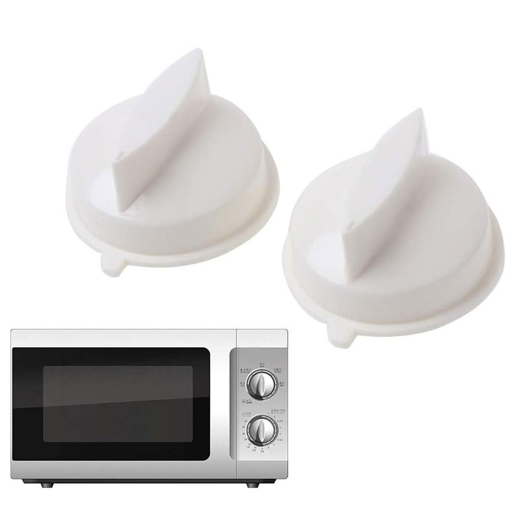 10 Pieces Switch Knobs Microwave Knob Assembly Easy To Install D Shaped Hole Knob Plastic Texture Timer Switch Knob
