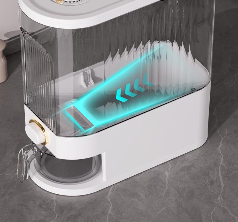 20 Jin Sealed Rice Storage Bucket: Insect & Moisture-Proof, Food-Grade, High-End Home Use Container